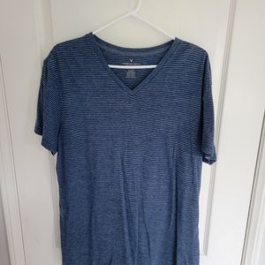Blue American Eagle V Neck